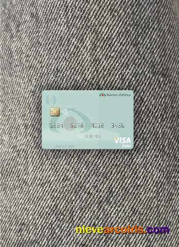 Salvador Banco Azteca visa debit card photolook